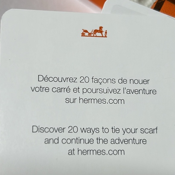🖤NEW💕Hermès Scarf Knotting Cards in Case - Picture 3 of 11